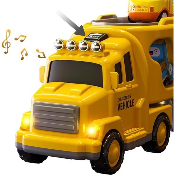 Construction Vehicle for 3 4 5 6 7 8 Years Old Kids - Toy Trucks - Picture 3 of 8